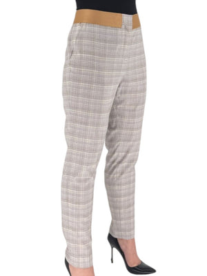 Gabriele Hearst Plaid Wool Blend Pantsuit – Size 46