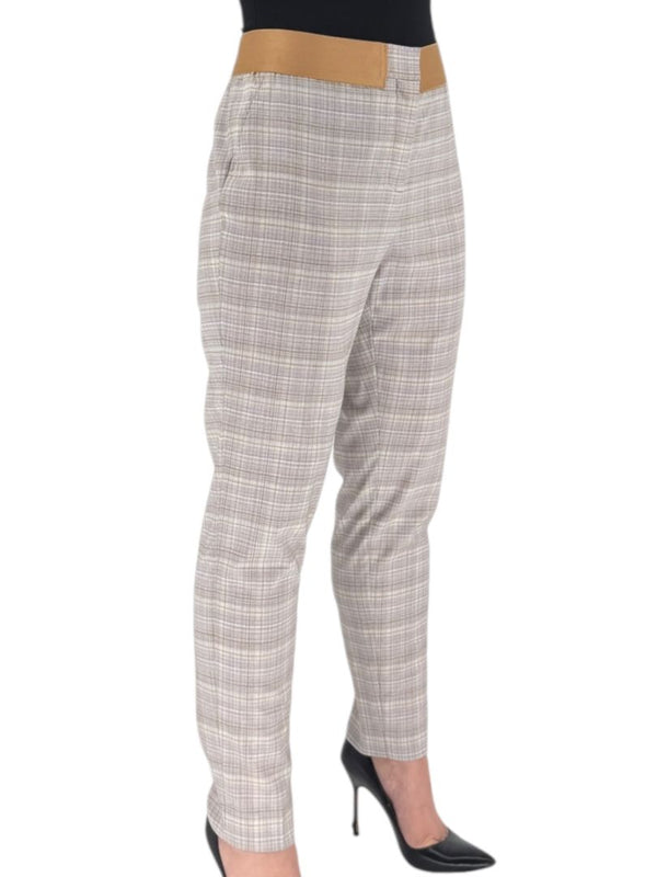 Gabriele Hearst Plaid Wool Blend Pantsuit – Size 46