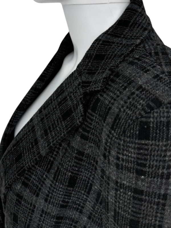 A-K-R-I-S Punto Charcoal Glen Plaid Blazer & Pants Set – Size 10