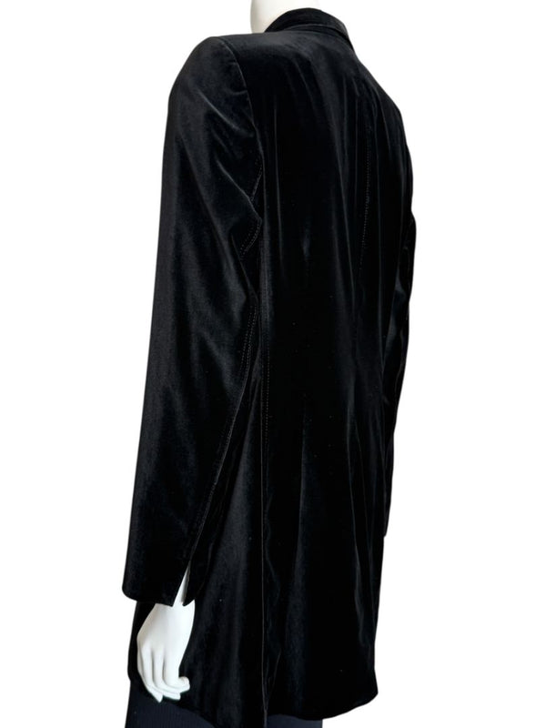 Akris Punto Black Velvet Single-Breasted Blazer – Size 10