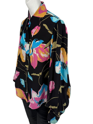 Dolce & Gabbana D&G Floral Silk Blouse – Size IT 48 / FR 44 / US 12