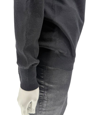 Burberry London Black Embellished Silk-Blend Sweater – Size L