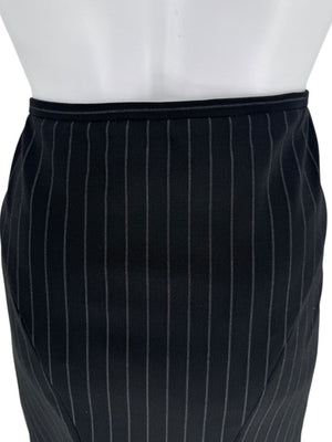 Armani Collezioni Charcoal Pinstripe 3-Piece Suit – Size 12