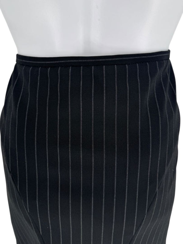 Armani Collezioni Charcoal Pinstripe 3-Piece Suit – Size 12