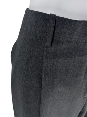 Lafayette 148 New York Charcoal Gray Wool-Blend Straight-Leg Trousers – Size 10