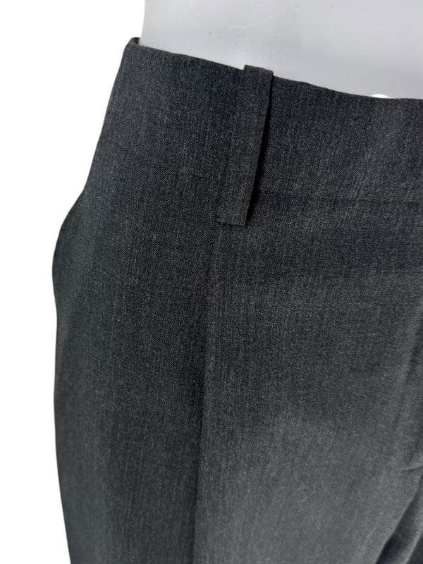 Lafayette 148 New York Charcoal Gray Wool-Blend Straight-Leg Trousers – Size 10