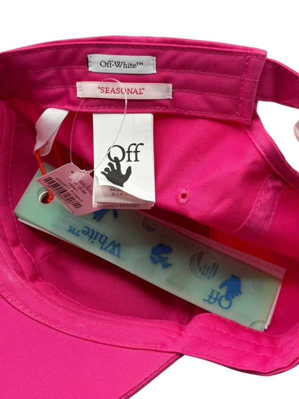 Off-White™ by Virgil Abloh Pink “Seasonal” Baseball Cap – Brand New with Tags