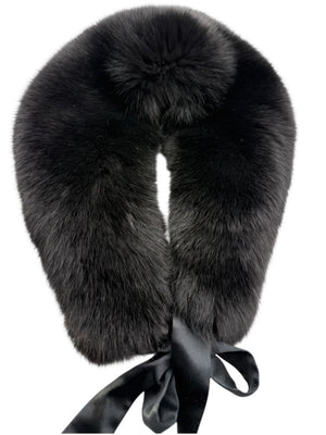 Dana Buchman Genuine Blue Fox Fur Collar – Pristine Condition