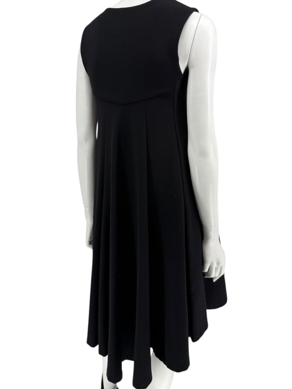 Diane von Furstenberg Sleeveless A-Line Knit Dress – Black - Size 0