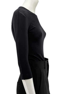Wolford “Karlie” Black String Bodysuit – Size XS