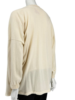 Shamask Ivory Cashmere Twin Set – Size 1