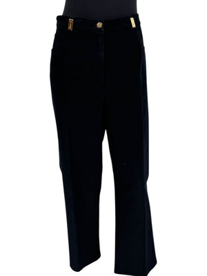 St. John Sport by Marie Gray Navy Stretch Denim-Style Pants – Size 16