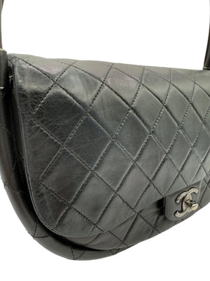 Chanel 2013 Black Hula Hoop Bag - Medium
