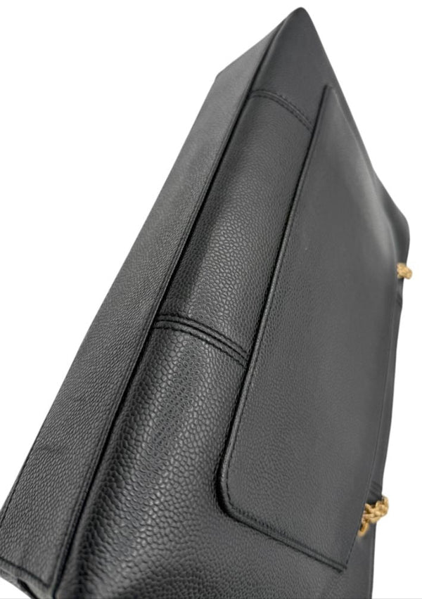 Chanel Grained Calfskin Bijoux Chain Shoulder Bag Black