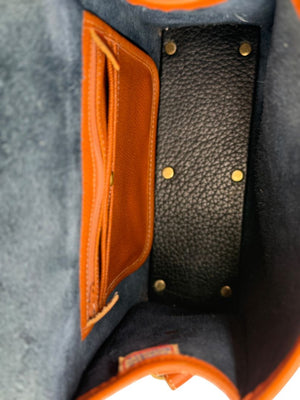 Dooney & Bourke Blue All Weather Leather Crossbody Bag W/ Matching Wallet, Keychain & Coin purse
