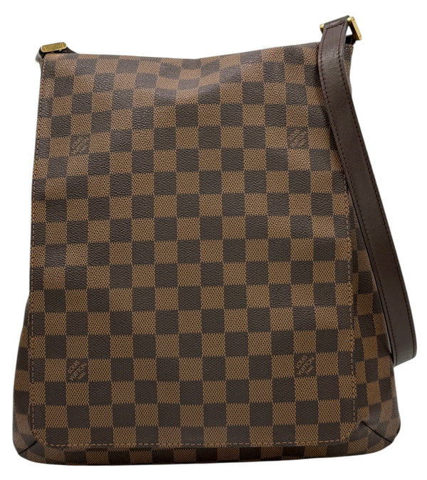 LOUIS VUITTON Musette Salsa GM Damier Ebene Crossbody Bag