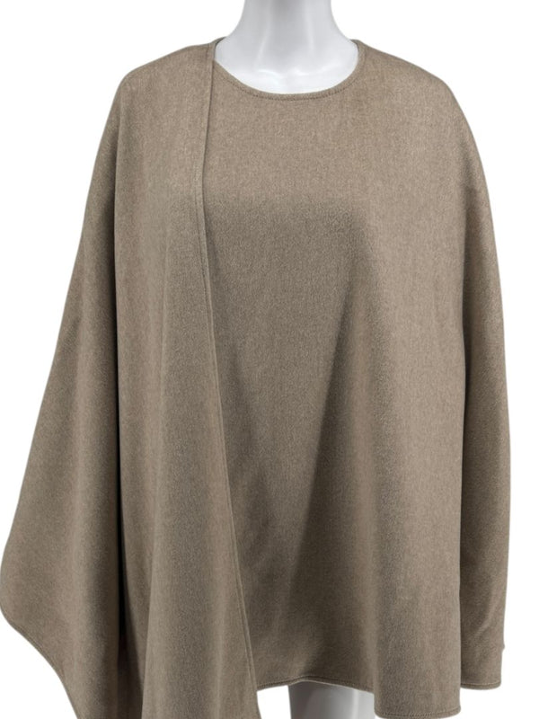 Max Mara 100% Cashmere Cape in Camel - O/S