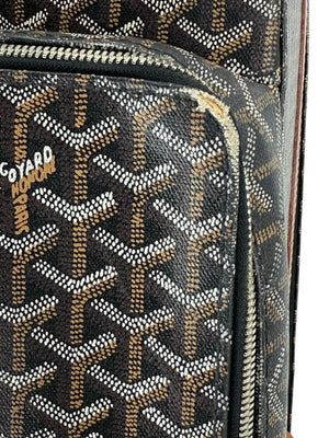 Goyard Goyardine Canvas Large Rolling Suitcase – 25.6" x 19.7" x 9.8"