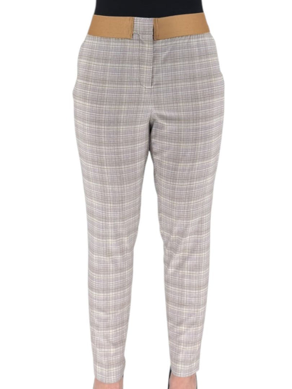 Gabriele Hearst Plaid Wool Blend Pantsuit – Size 46