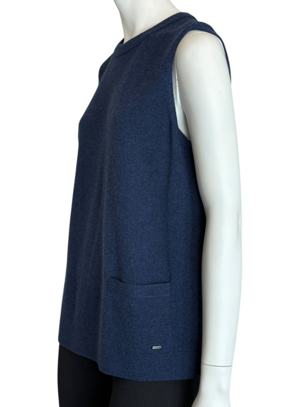 Akris Indigo Cashmere Twinset – Size 8
