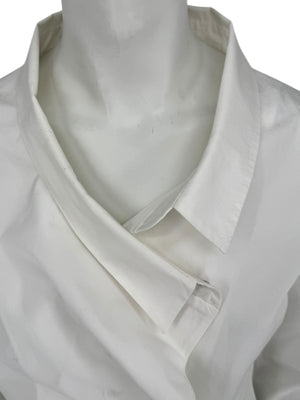 Jil Sander White Sculptural Front Shirt – Size IT 38