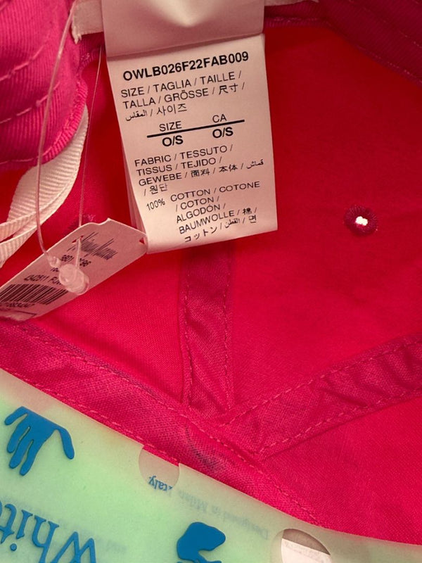 Off-White™ by Virgil Abloh Pink “Seasonal” Baseball Cap – Brand New with Tags