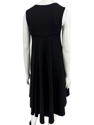 Diane von Furstenberg Sleeveless A-Line Knit Dress – Black - Size 0