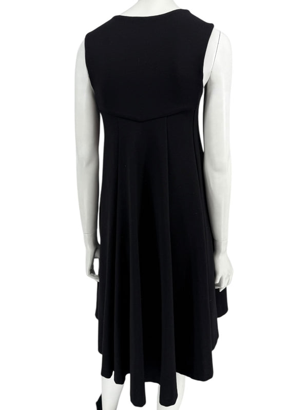 Diane von Furstenberg Sleeveless A-Line Knit Dress – Black - Size 0