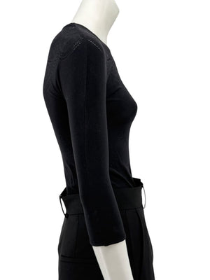 Wolford “Karlie” Black String Bodysuit – Size XS