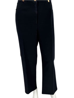 St. John Sport by Marie Gray Navy Stretch Denim-Style Pants – Size 16