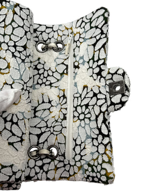 Chanel Double Flap Limited Edition Floral Tweed