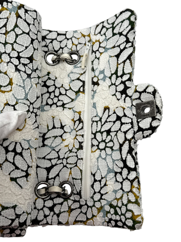Chanel Double Flap Limited Edition Floral Tweed