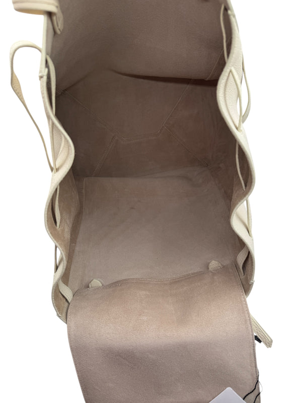 Celine Chalk Soft-Grained Calfskin Cabas Phantom Tote