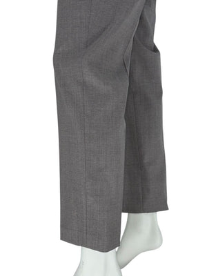Brunello Cucinelli Grey Virgin Wool Trousers - Size IT44
