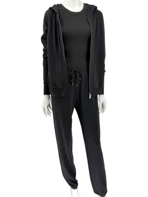 Loro Piana Black Baby Cashmere Lounge Set – Size 44 (Fits Like M/L)