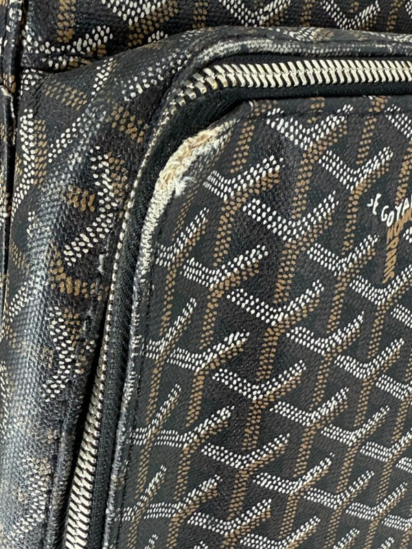 Goyard Goyardine Canvas Large Rolling Suitcase – 25.6" x 19.7" x 9.8"
