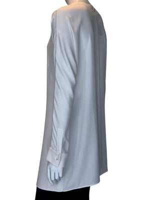 Akris Ivory Mulberry Silk Tunic Top – Size 8