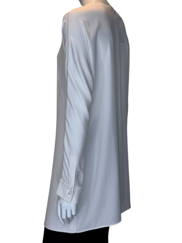 Akris Ivory Mulberry Silk Tunic Top – Size 8
