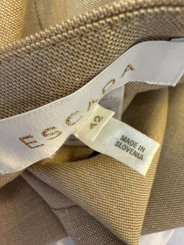 Escada Beige Wool-Silk Blend Two-Piece Suit – Size 42 (Blazer & Pants)