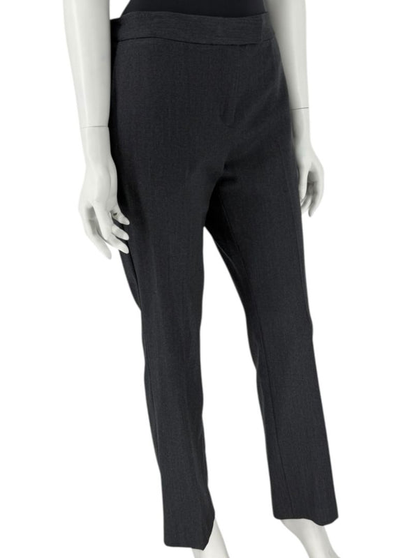 Pamella Roland Charcoal Grey Tailored Pantsuit – Large