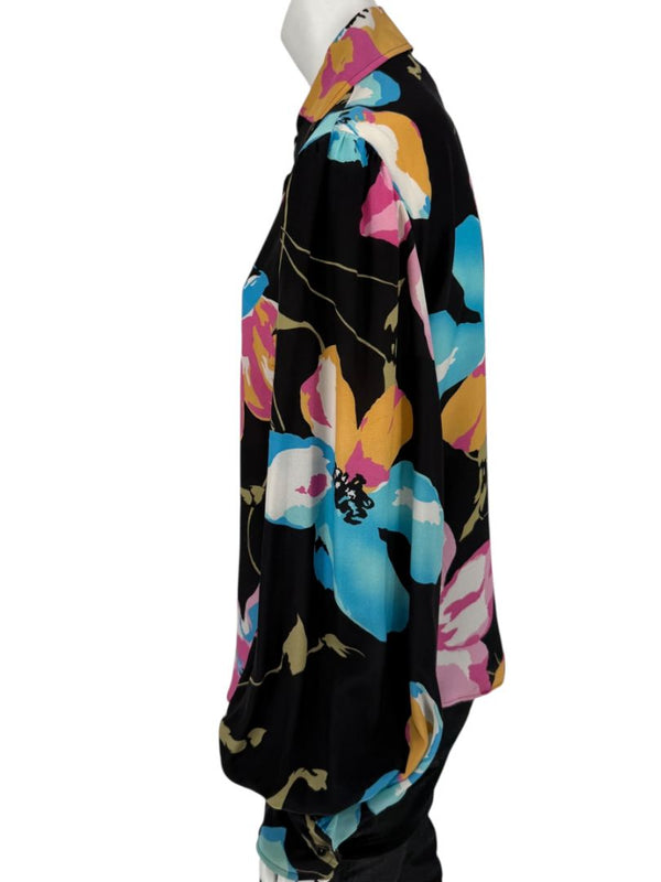 Dolce & Gabbana D&G Floral Silk Blouse – Size IT 48 / FR 44 / US 12