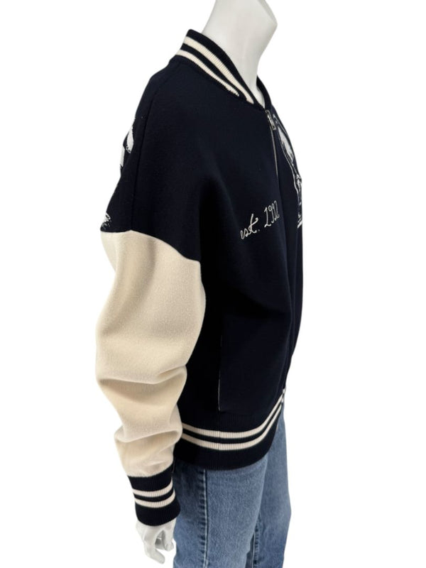 Alexander McQueen Wool Blend Skull Varsity Jacket – Size S (Men's)