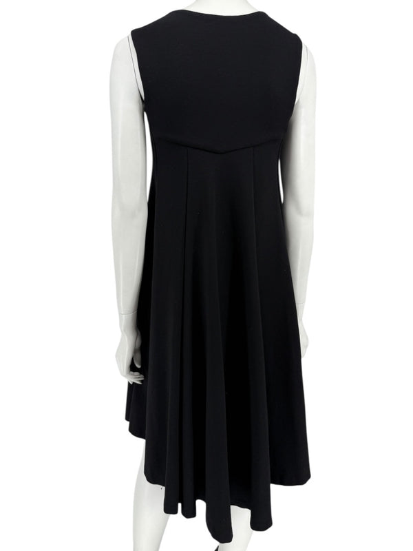 Diane von Furstenberg Sleeveless A-Line Knit Dress – Black - Size 0