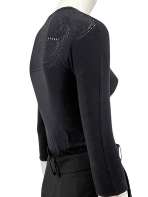 Wolford “Karlie” Black String Bodysuit – Size XS