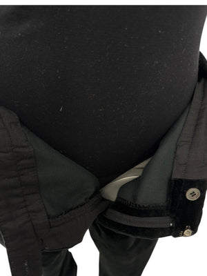 Linda Allard for Ellen Tracy Black Velvet Straight-Leg Trousers – Size 12