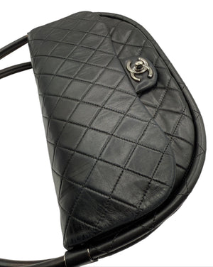 Chanel 2013 Black Hula Hoop Bag - Medium