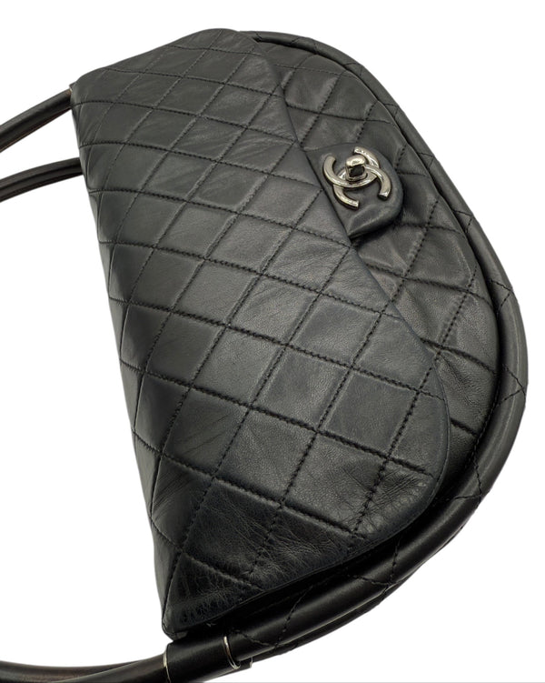 Chanel 2013 Black Hula Hoop Bag - Medium