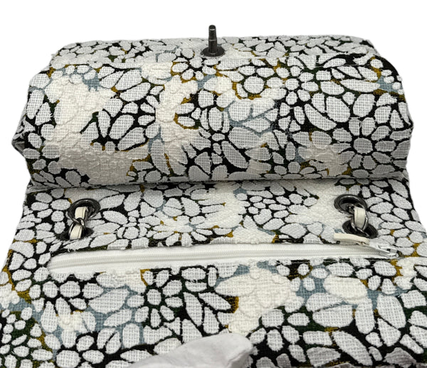 Chanel Double Flap Limited Edition Floral Tweed
