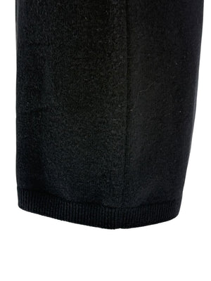 Louis Vuitton Black Cashmere Sweater Dress with Hardware Detail – Size L