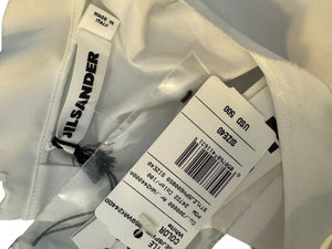 Jil Sander White Sleeveless Cotton Blouse - Size 40 (IT)